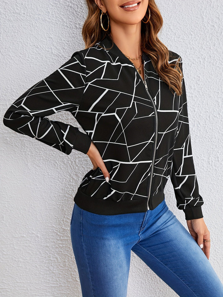 Carly - Geometrische Jacke