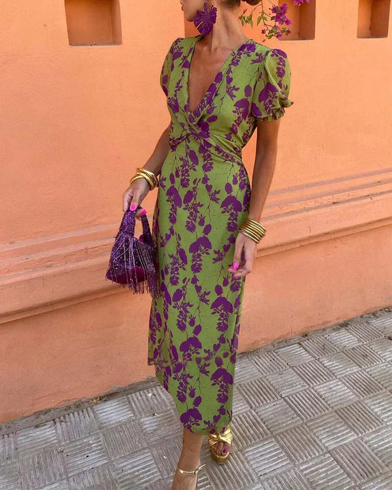 Lieke - Bunte Sommerdruckkleid