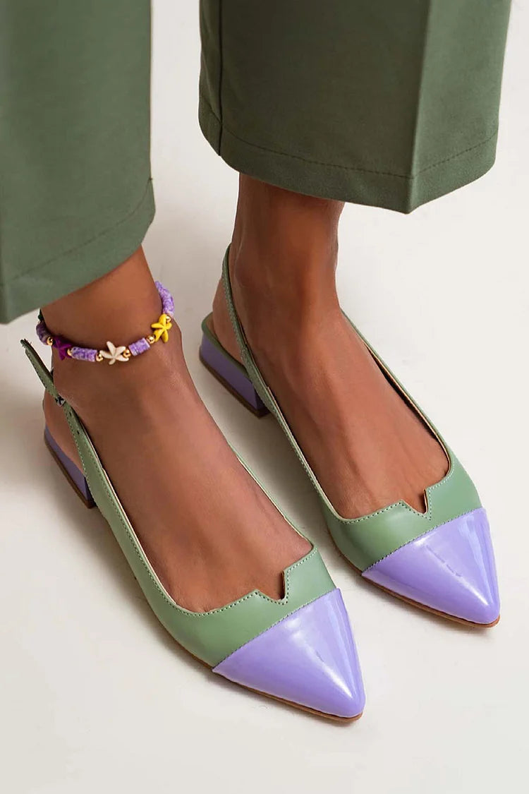 CATERINA - Elegante Bicolor-Ballerinas