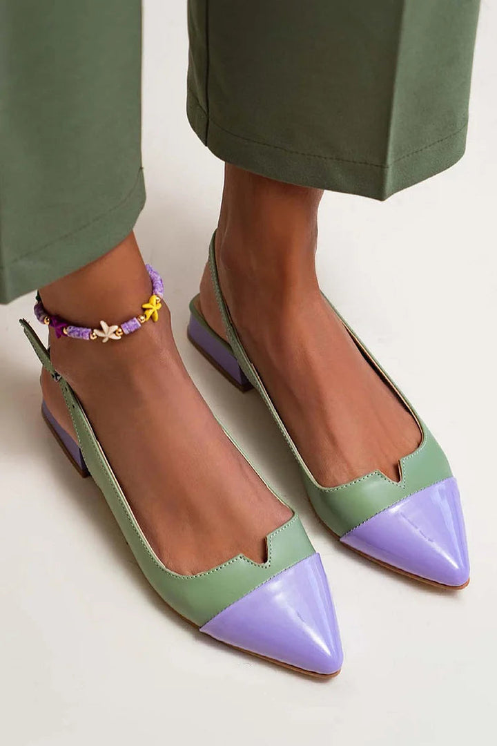 CATERINA - Elegante Bicolor-Ballerinas