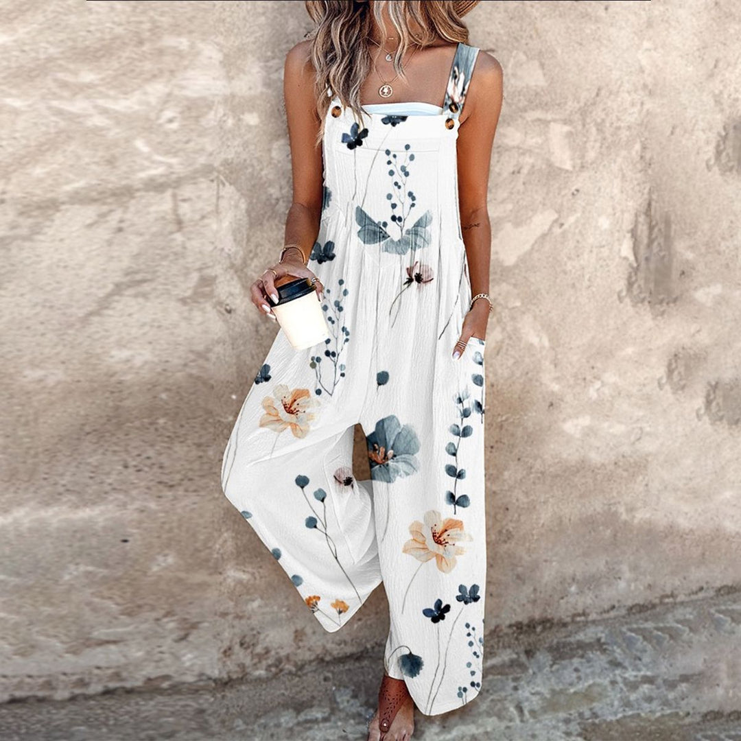 Liesel - Bequeme Bedruckte Latzhose
