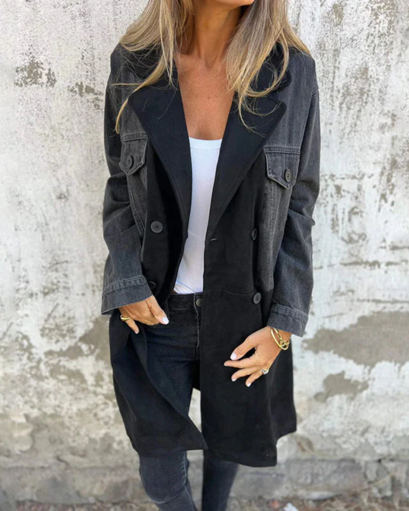 Marites - Denim- und Kamelmantel