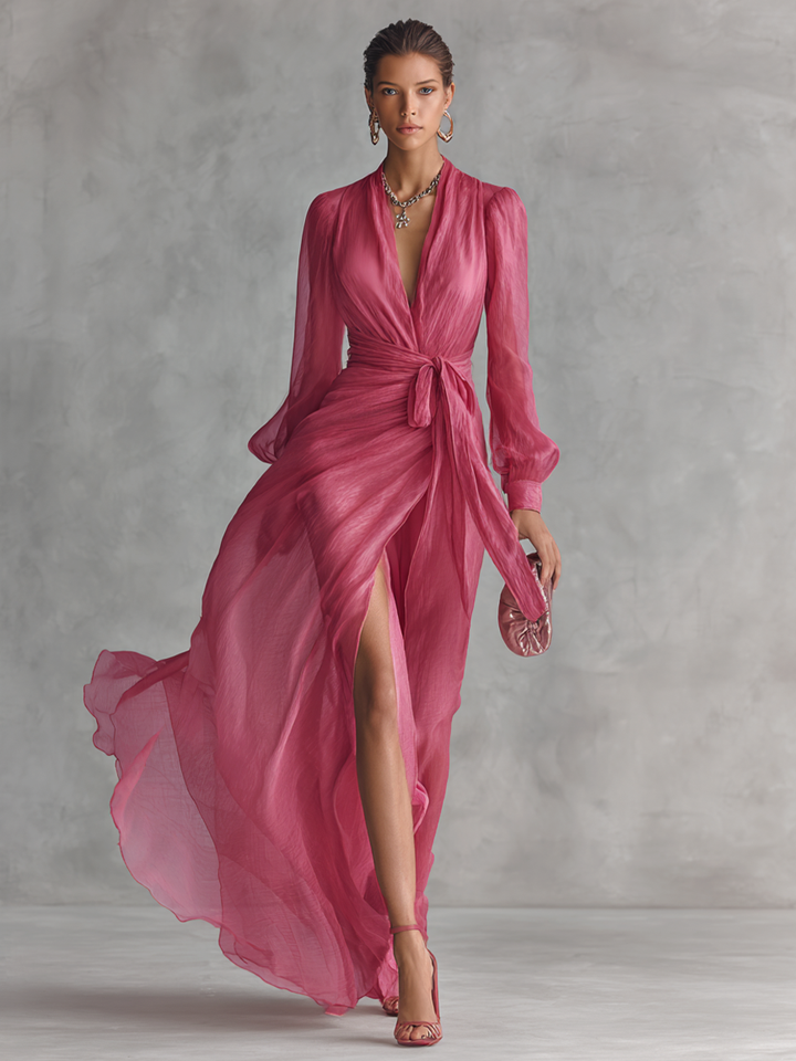 Fiona - Chiffon Kleid