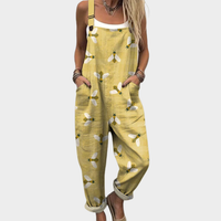 Traudel - Bequeme Bedruckte Latzhose