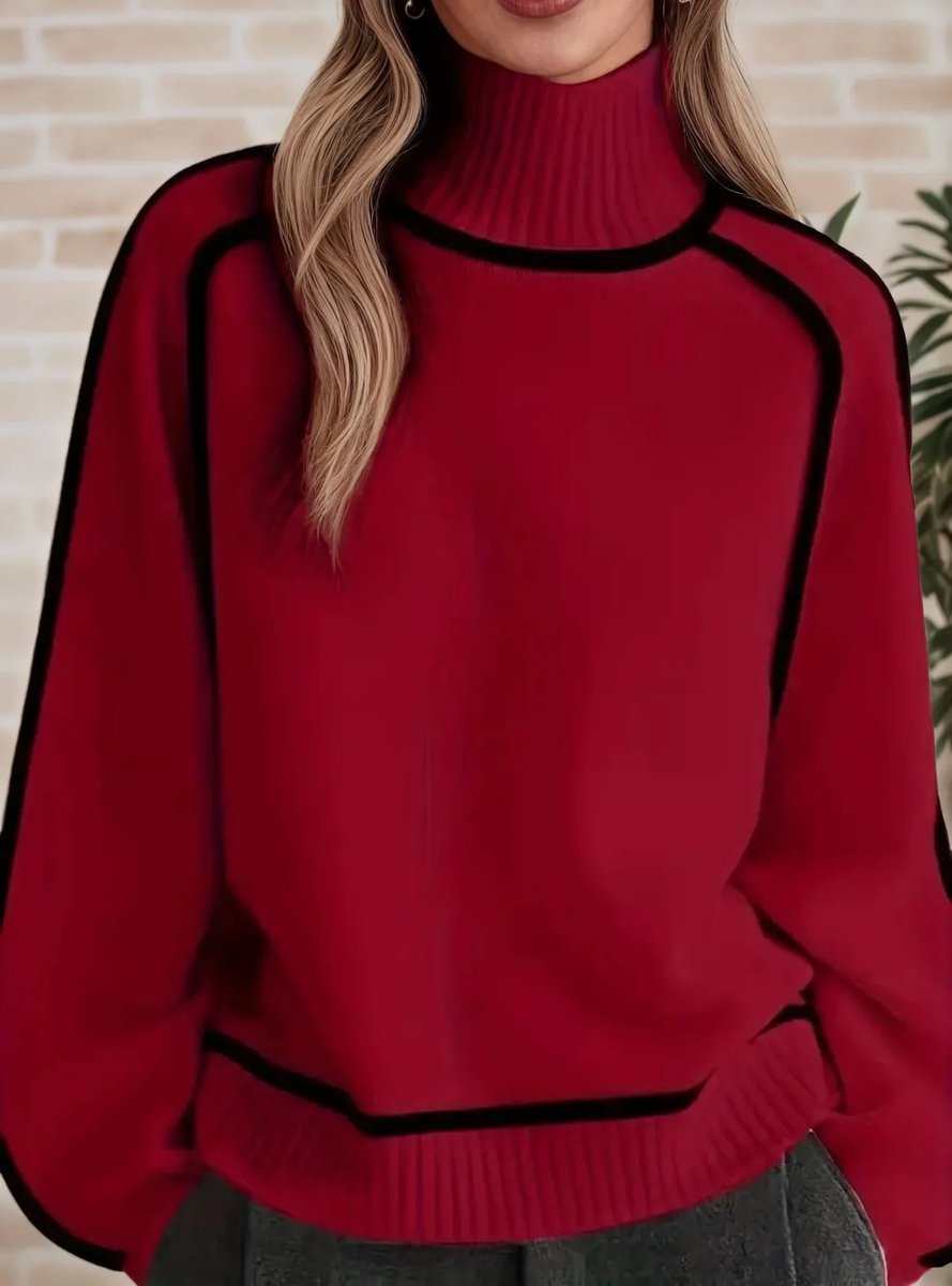 Klarity | Zeitloser, bequemer Oversized-Rollkragenpullover