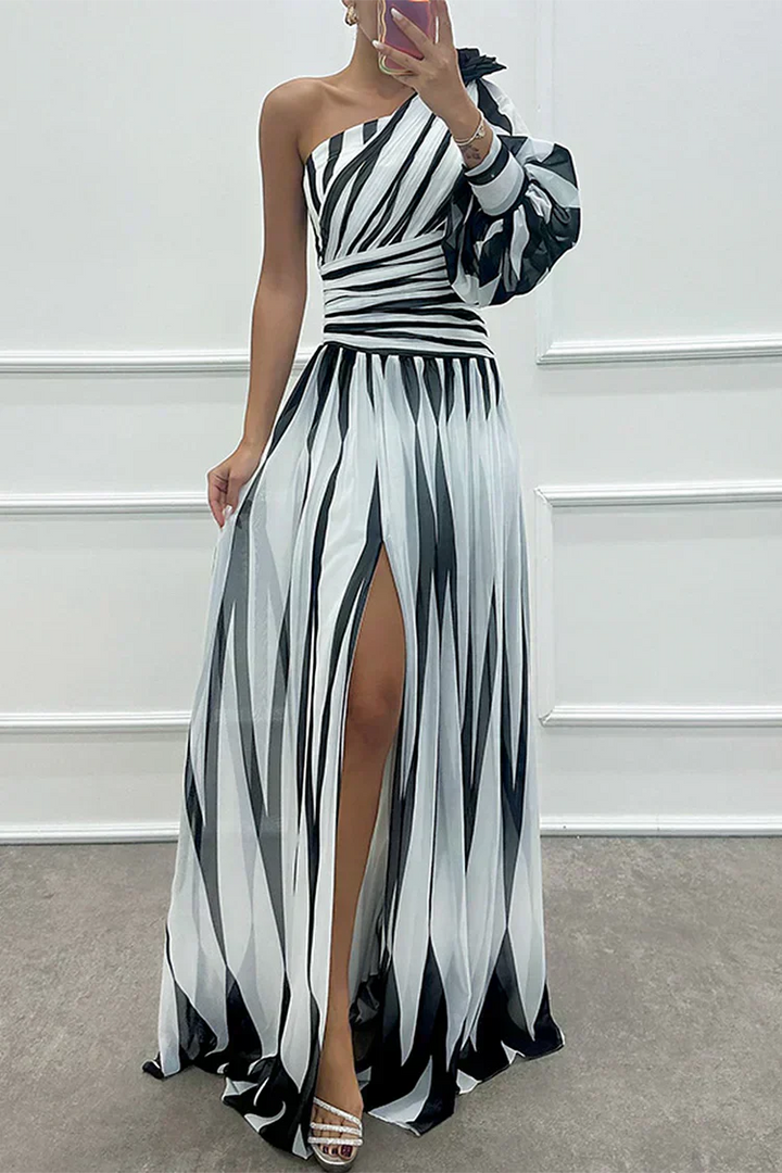 Fenna - Elegante Lange Kleid