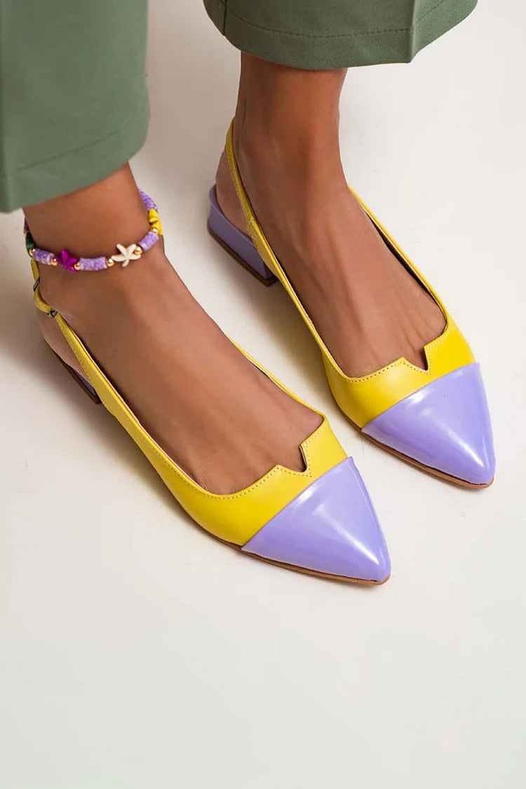 CATERINA - Elegante Bicolor-Ballerinas