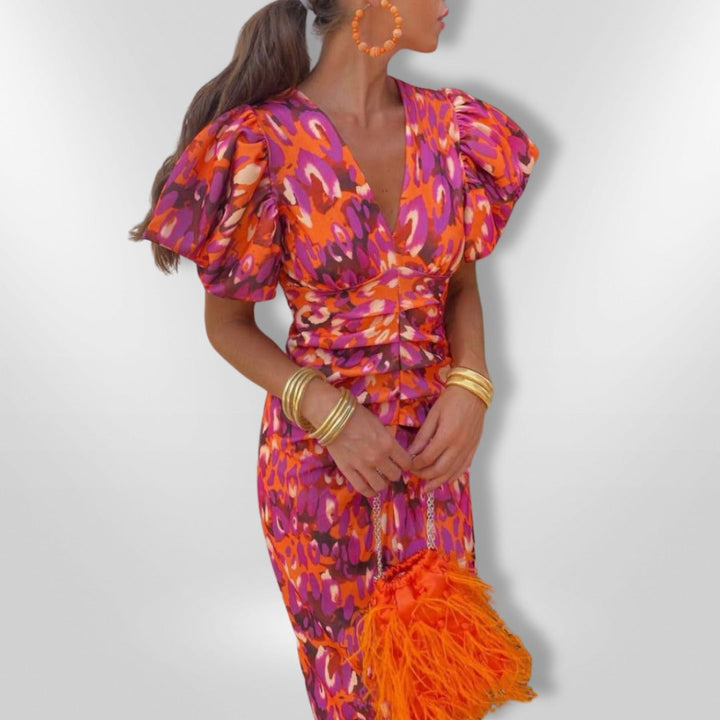 Noor - Halblange Kleid