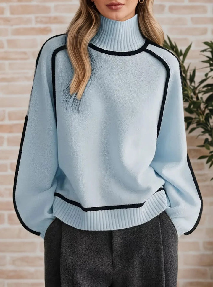 Klarity | Zeitloser, bequemer Oversized-Rollkragenpullover