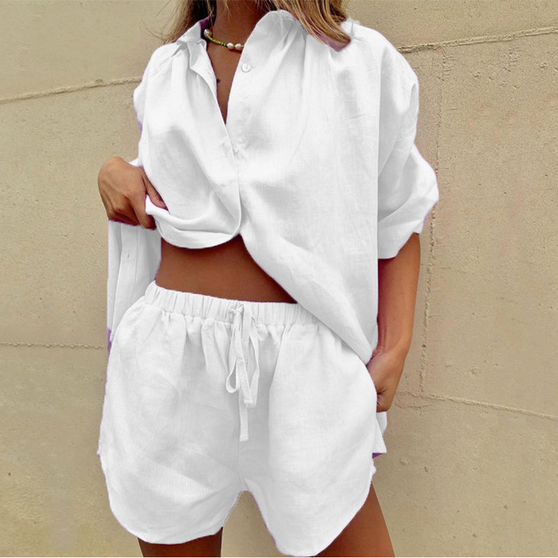 Modisches Damen-Casual-Sommer-Zweiteiler-Set