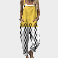 Lene - Bequeme Bedruckte Latzhose