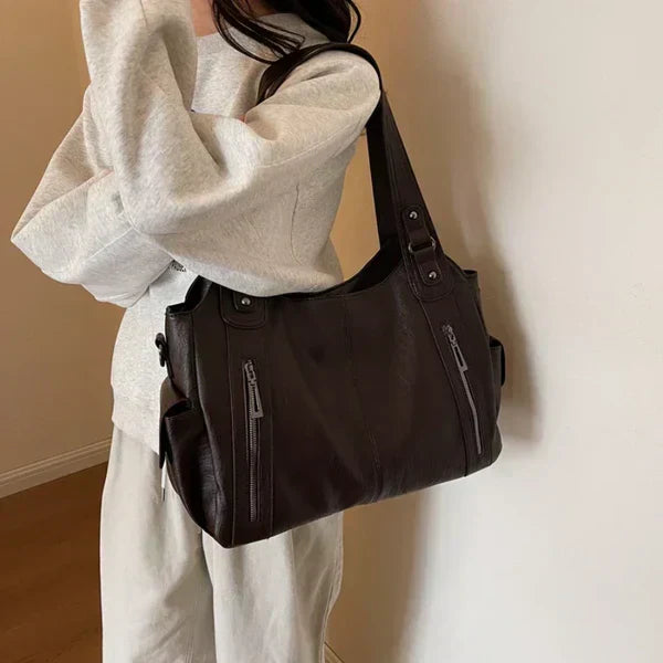 Amira - Leder-Einkaufstasche
