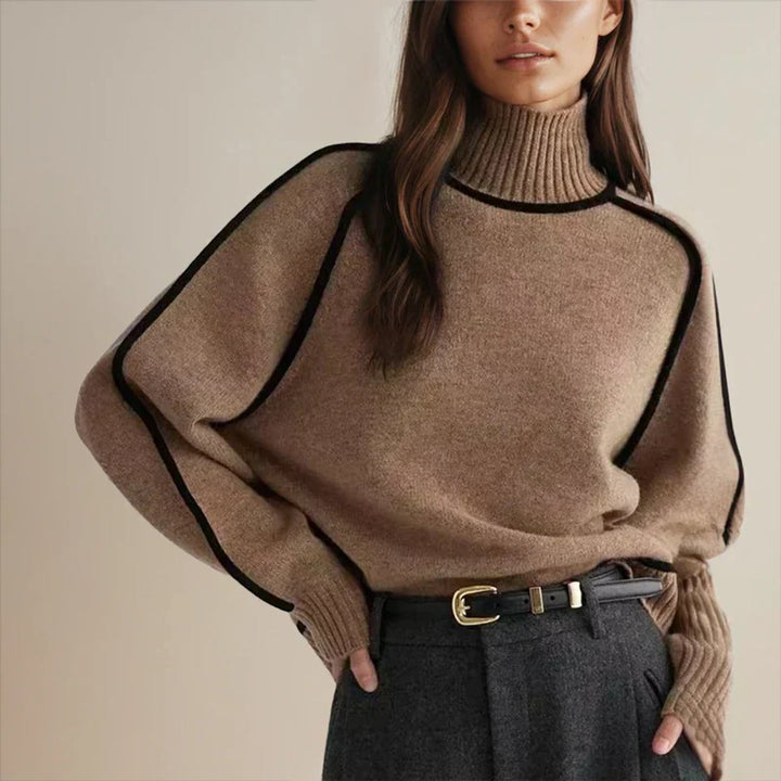Klarity | Zeitloser, bequemer Oversized-Rollkragenpullover