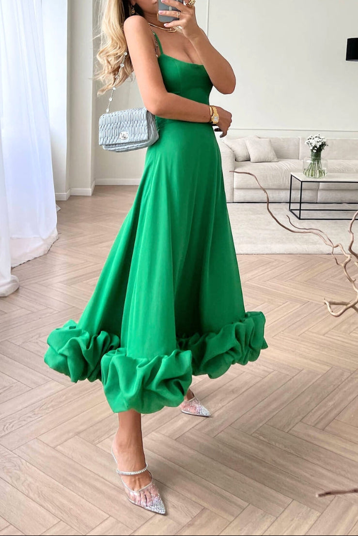 Fenna - Stilvolle Weit Ausgestellte Kleid