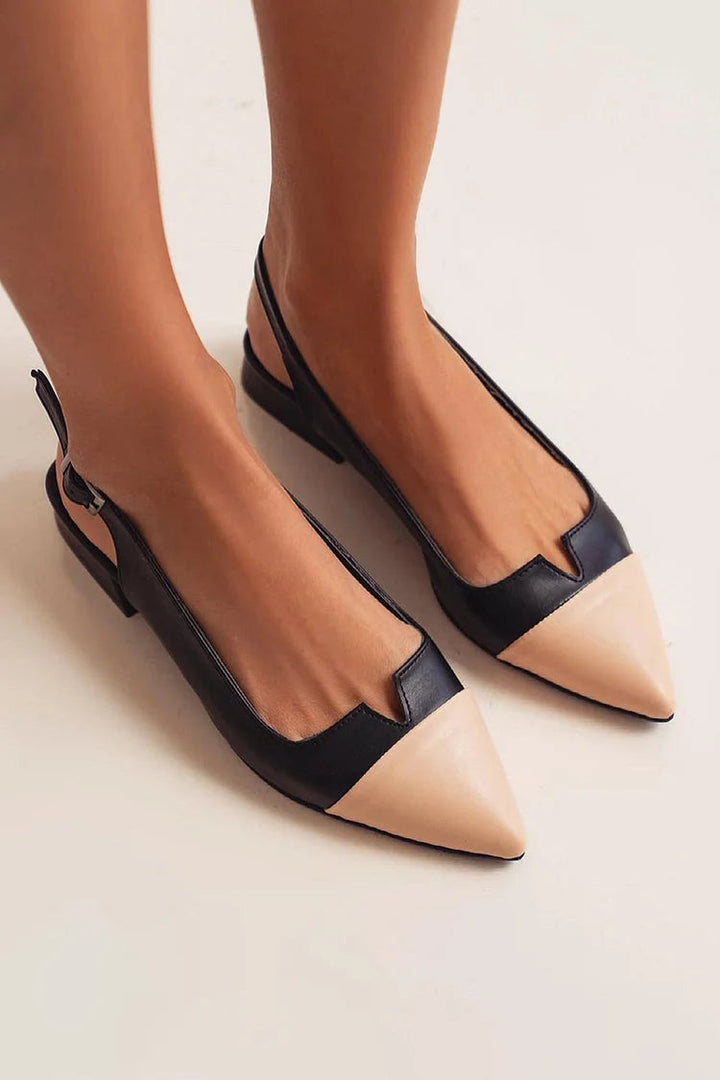 CATERINA - Elegante Bicolor-Ballerinas