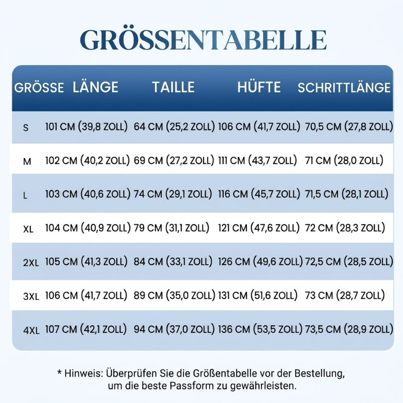 Gisela - Bequeme blau gestreifte Hose