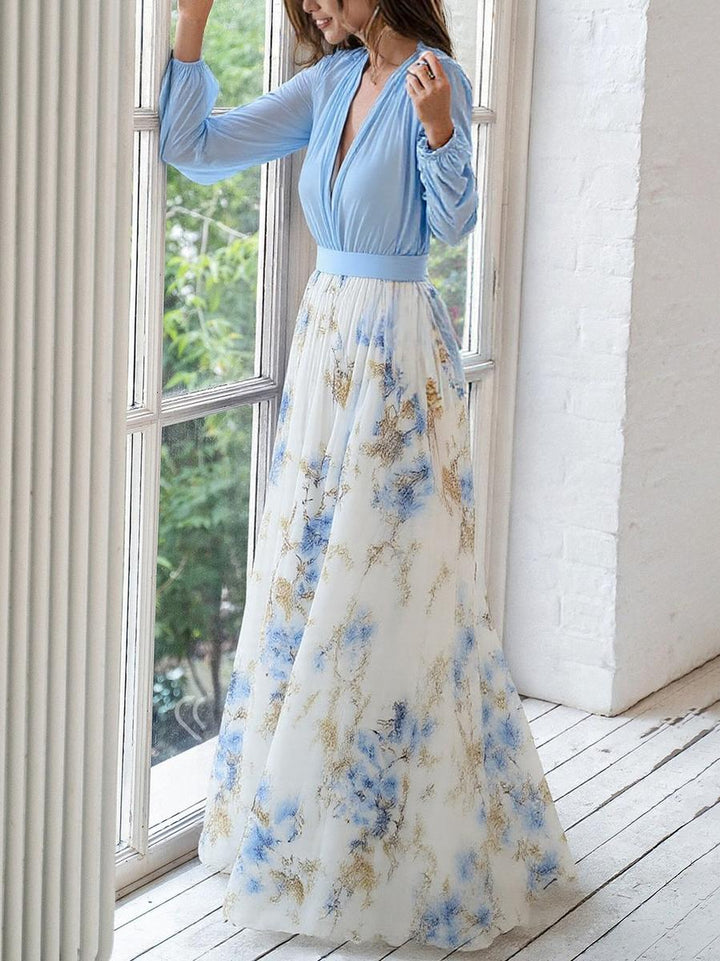 Vi - Blühende Elegante Kleid