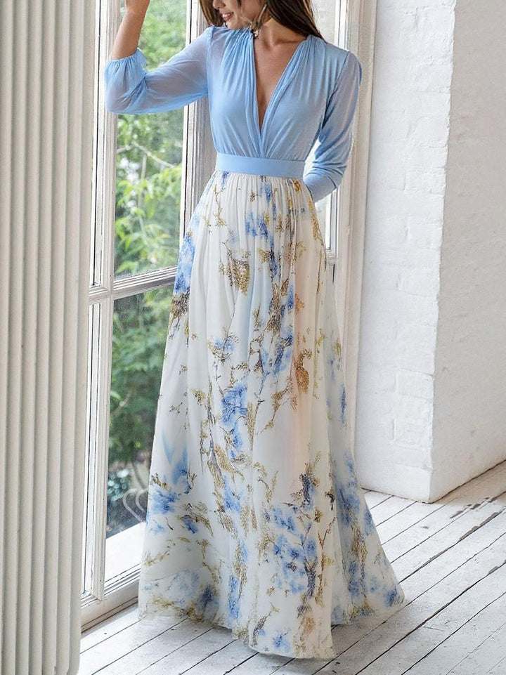 Vi - Blühende Elegante Kleid