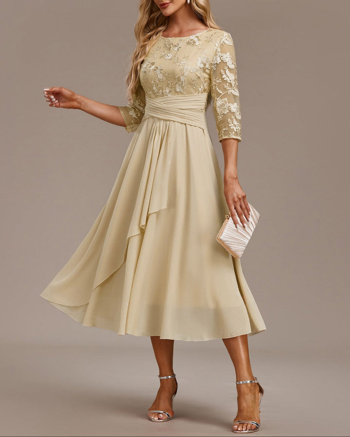 Elin - Champagnerkleid