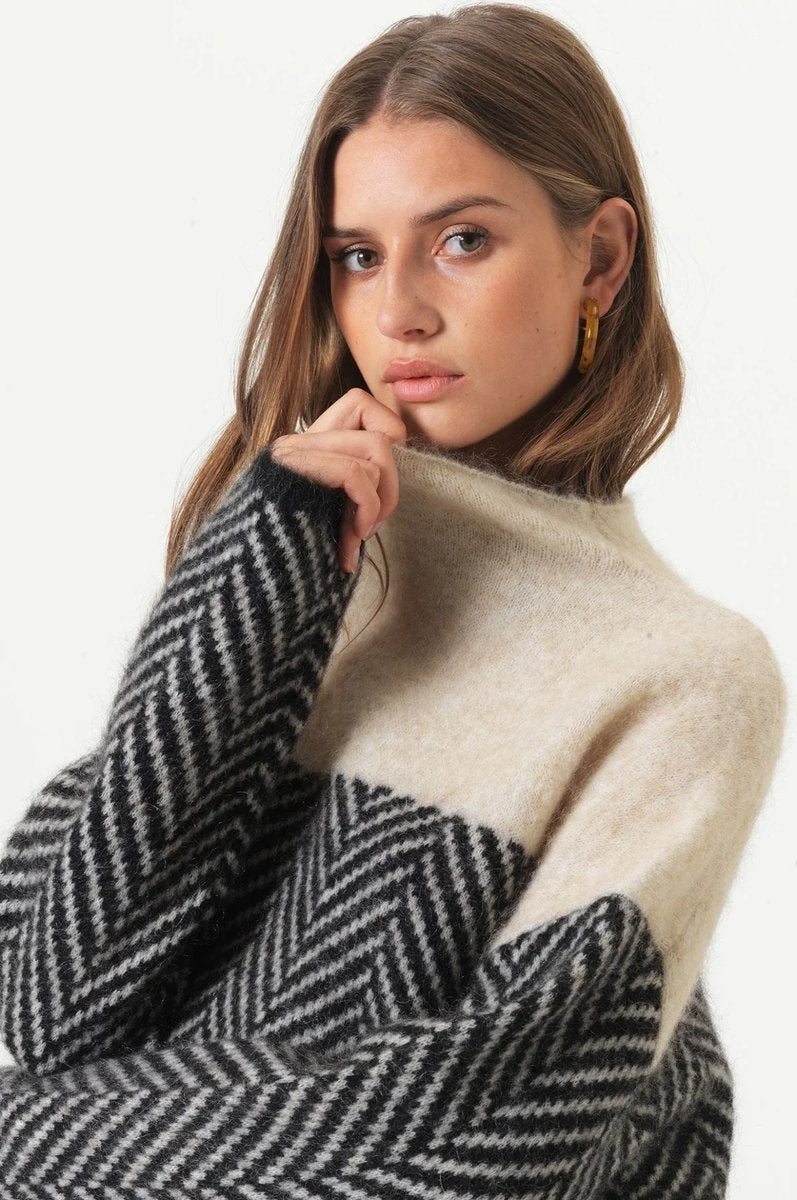 Martha | Bequemer und stilvoller Oversized-Rollkragenpullover