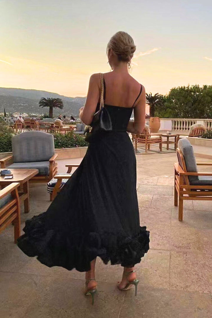 Fenna - Stilvolle Weit Ausgestellte Kleid