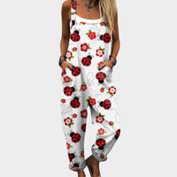 Meike - Bequeme bedruckte Latzhose