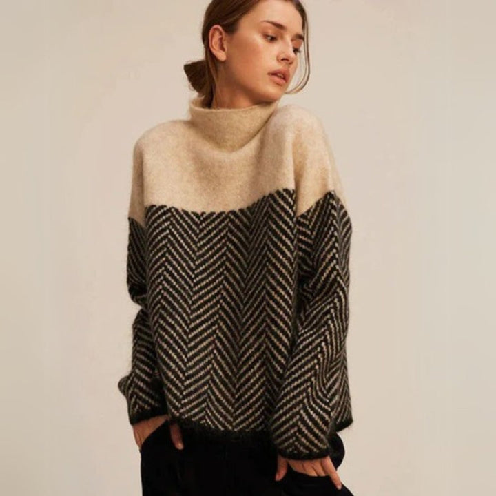 Martha | Bequemer und stilvoller Oversized-Rollkragenpullover