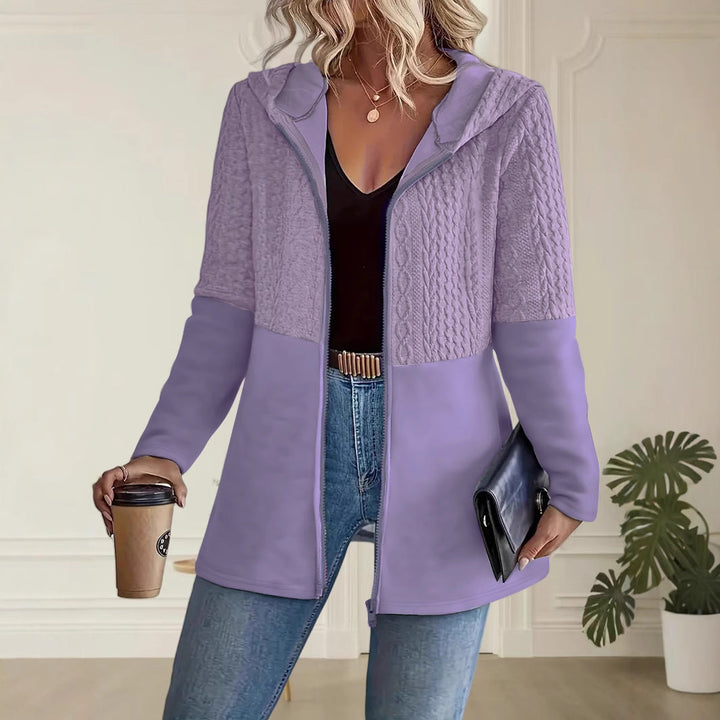 Valentina - Gestrickte Kapuzenjacke
