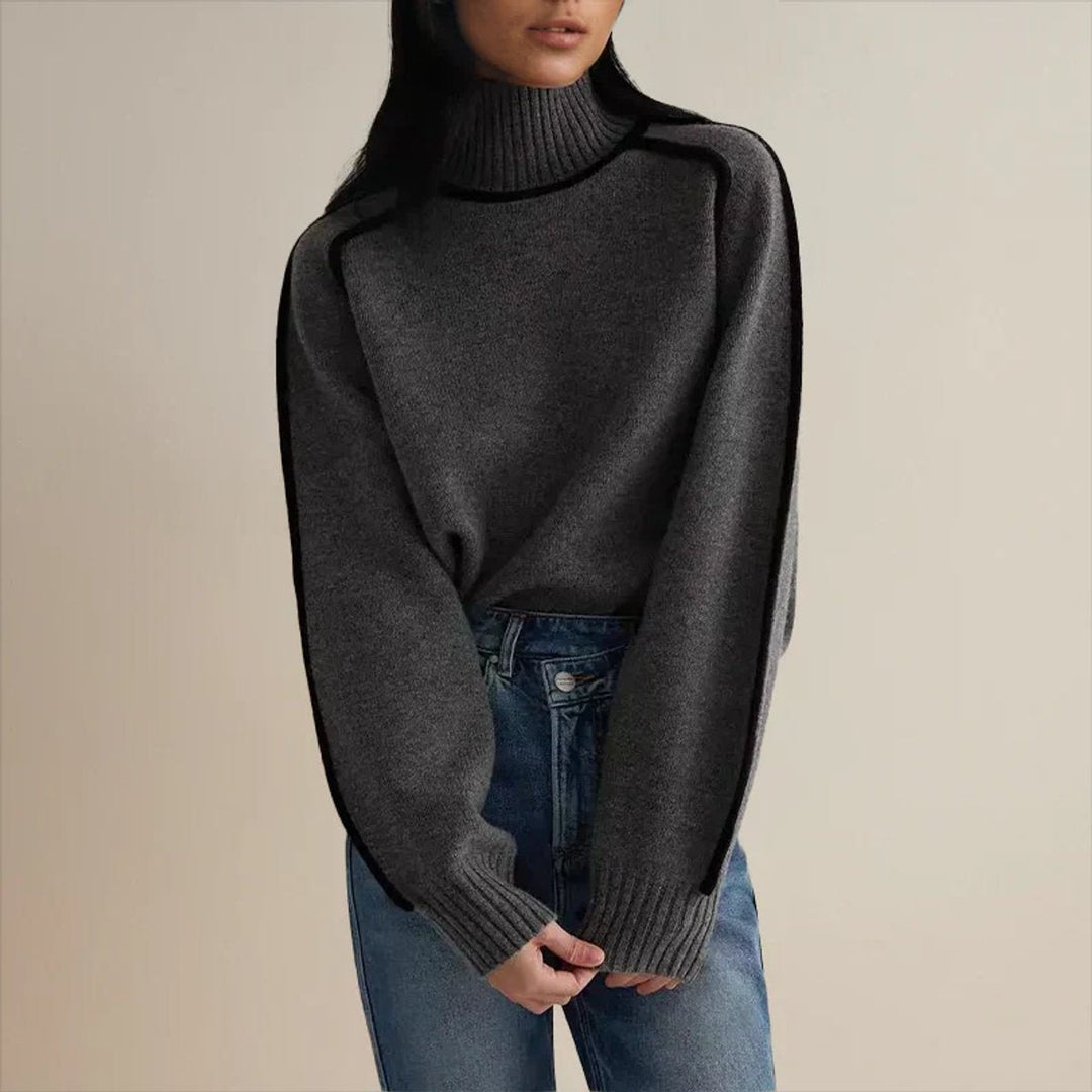 Klarity | Zeitloser, bequemer Oversized-Rollkragenpullover