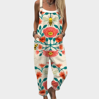 Rieke - Bequeme Bedruckte Latzhose