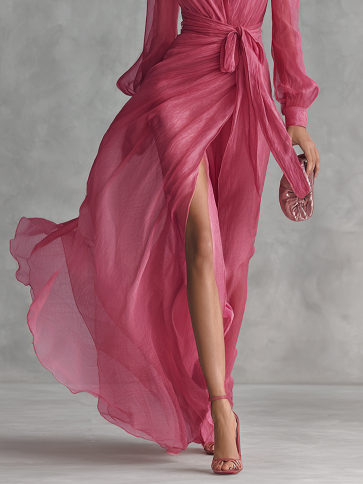 Fiona - Chiffon Kleid