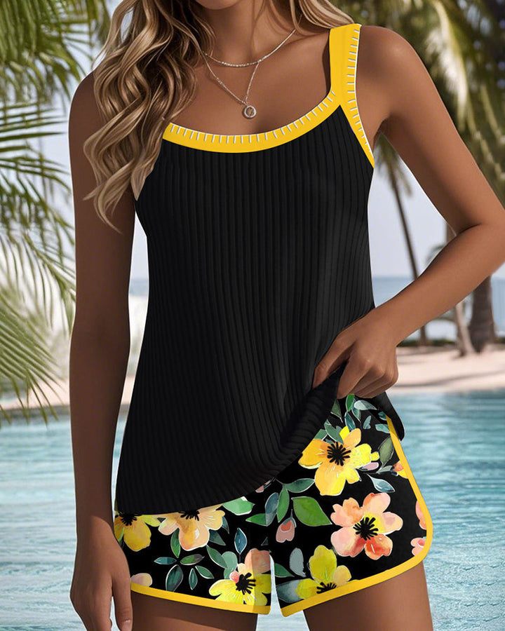 Laluna - Zweiteiliges Elegantes Tankini-Set