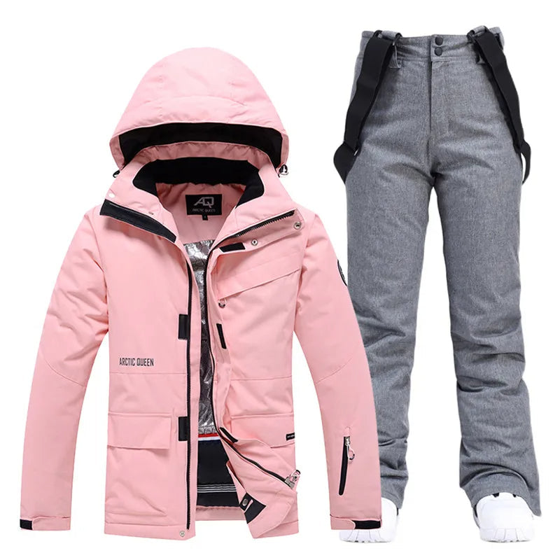 Damen Wasserdichtes Skianzug-Set