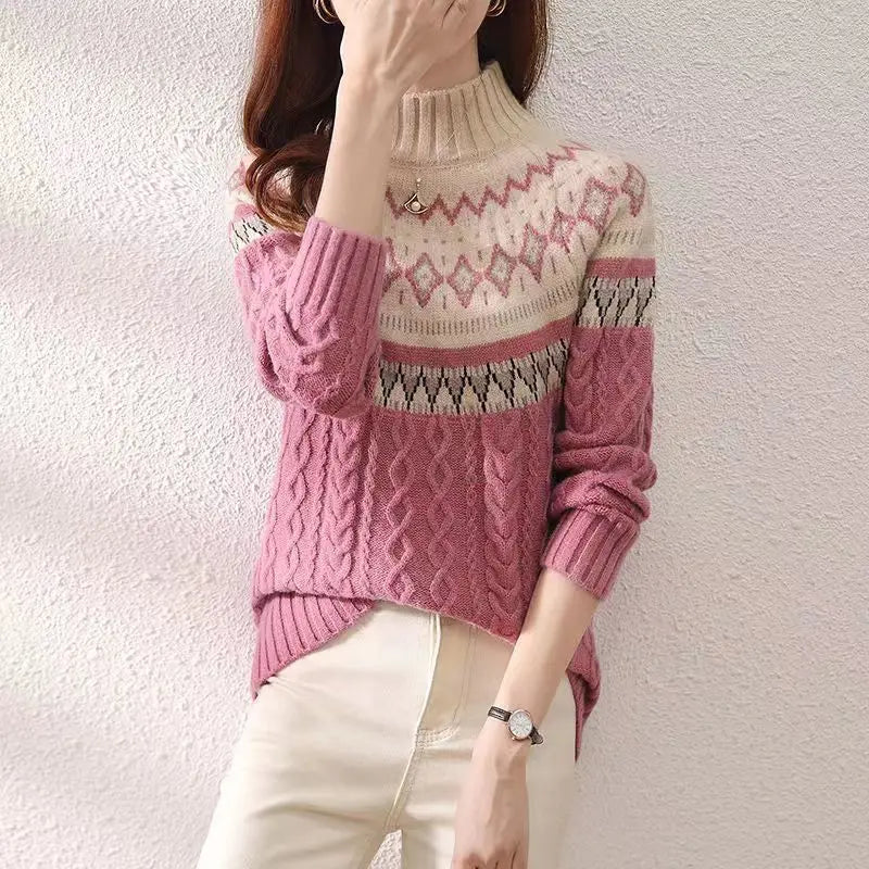 Nancy | Bequemer, nordisch inspirierter Rollkragenpullover