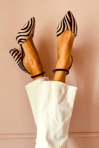 Viola - Pumps mit Zebra-Print