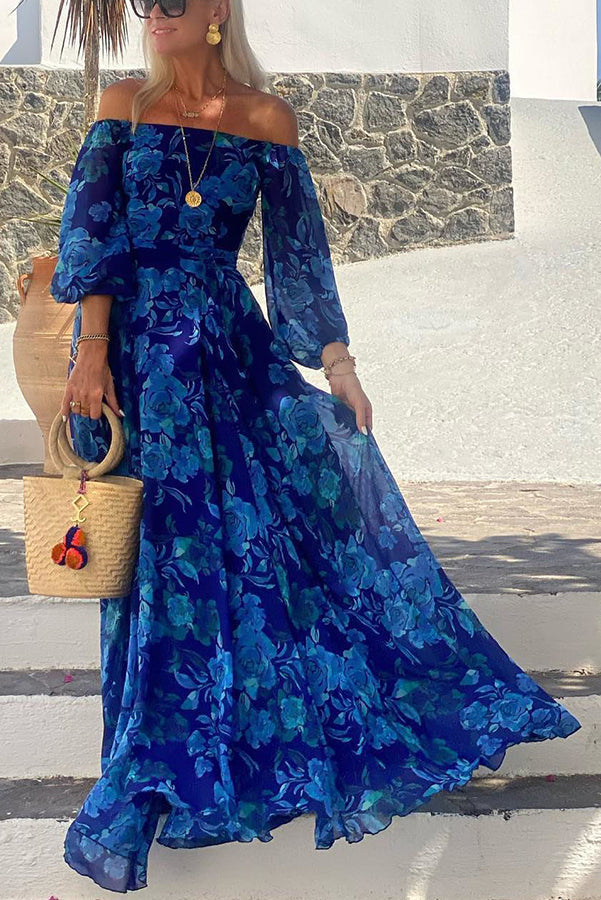 Yara - Romantisches Blumen-Maxikleid