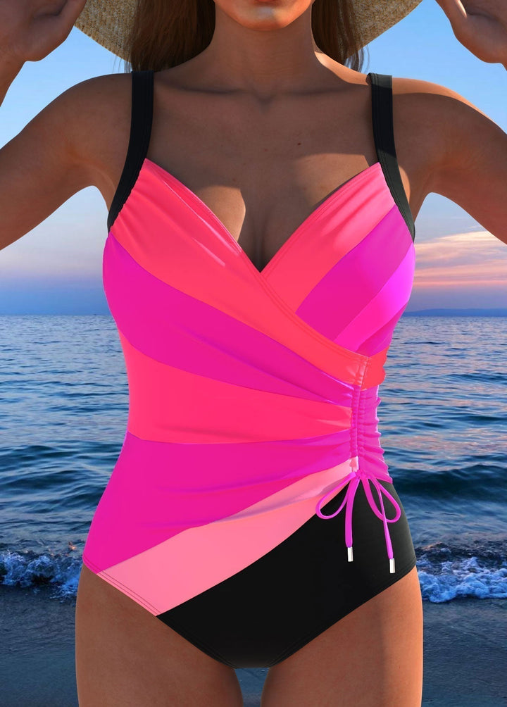 Christel - Luxuriöser Wickel-Badeanzug