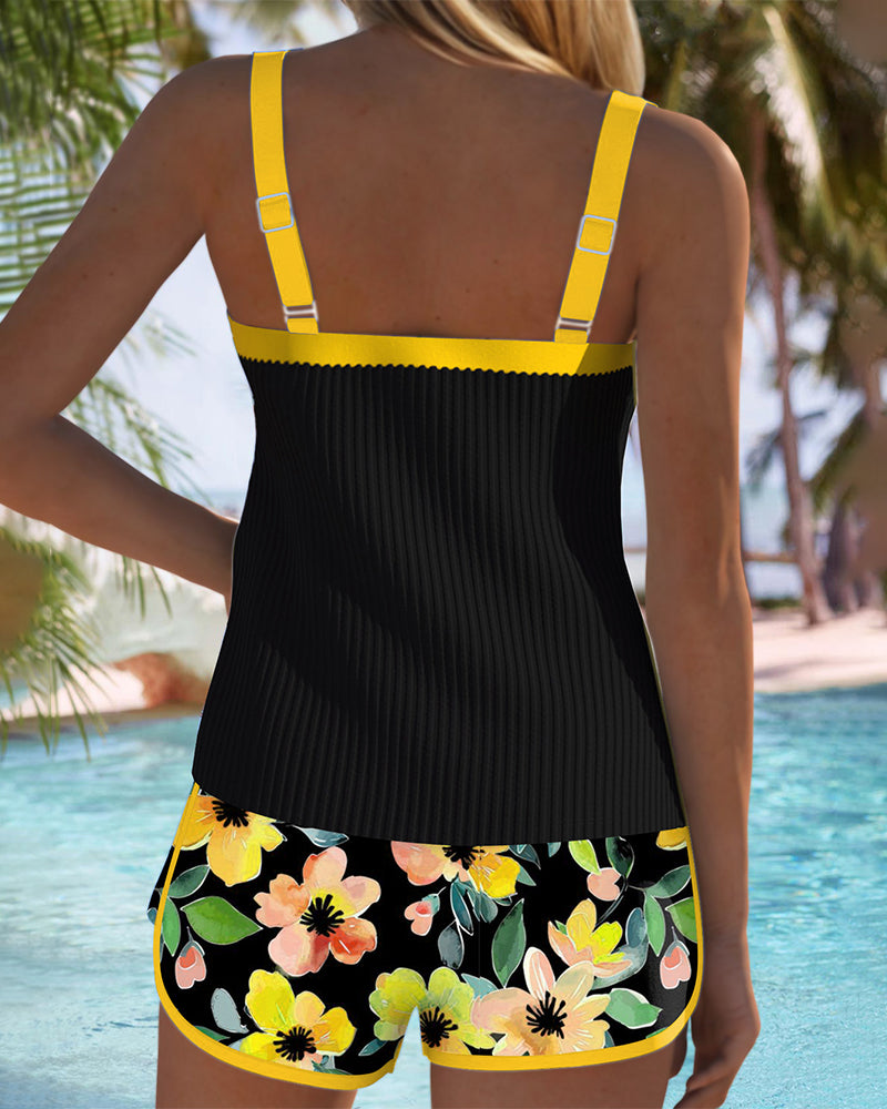 Laluna - Zweiteiliges Elegantes Tankini-Set