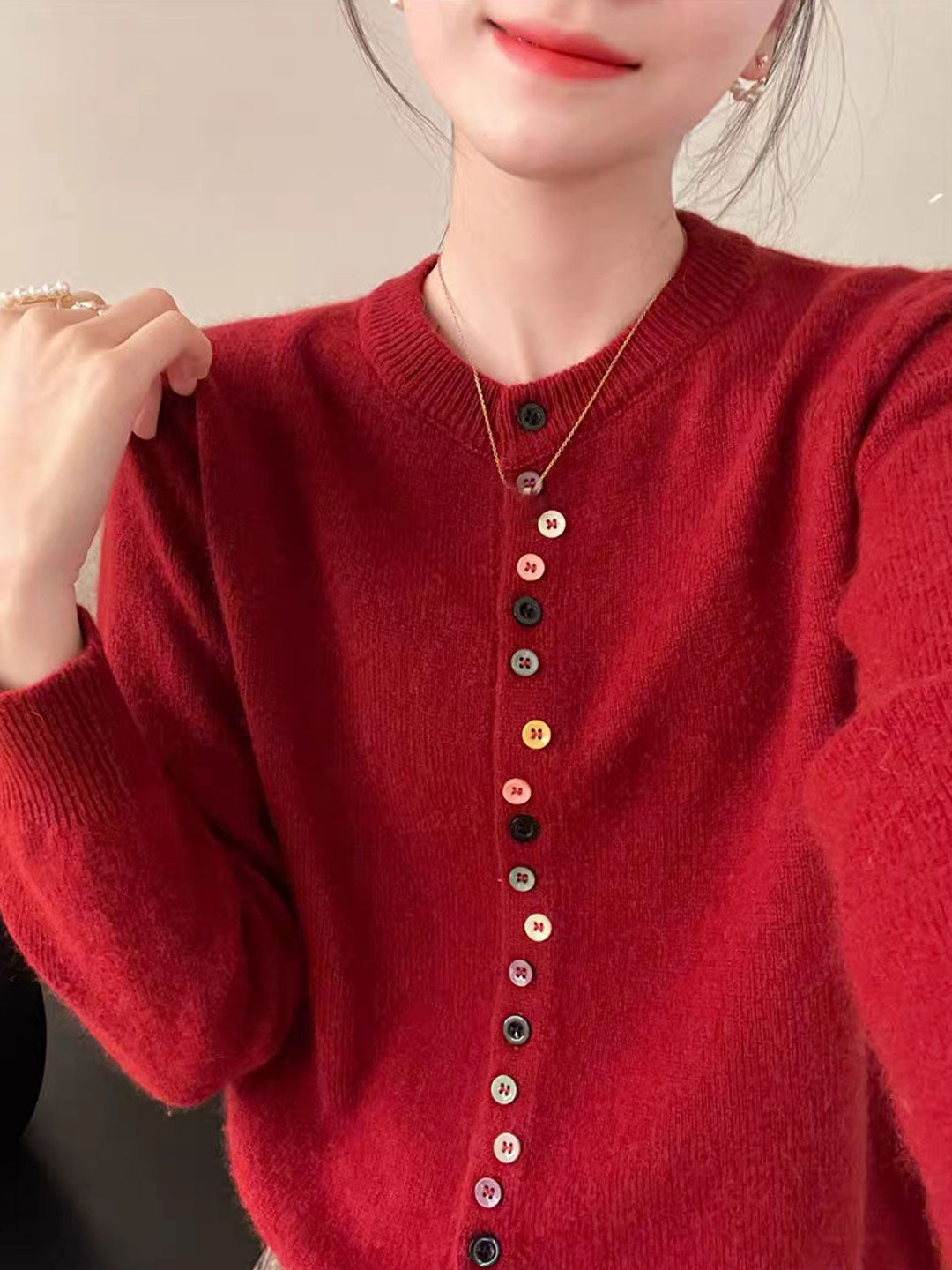 Beatrice - Klassische Strickjacke