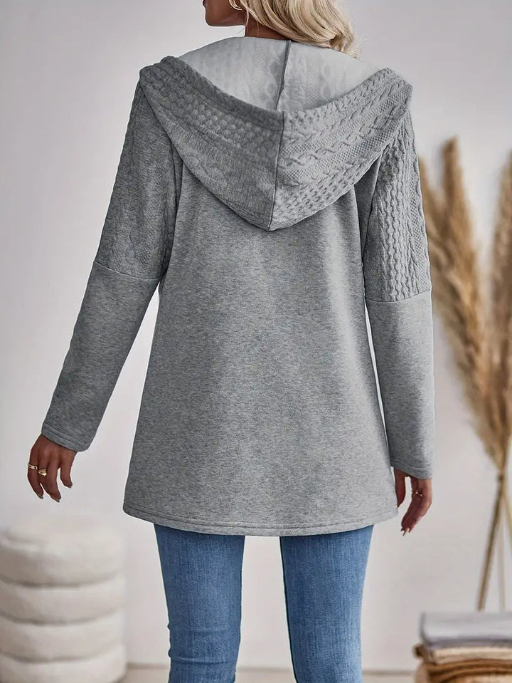 Valentina - Gestrickte Kapuzenjacke