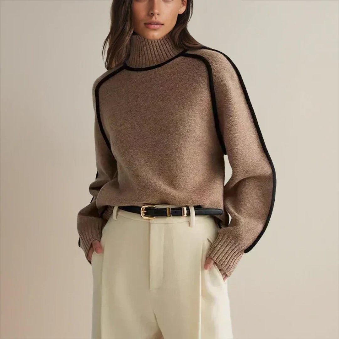 Klarity | Zeitloser, bequemer Oversized-Rollkragenpullover