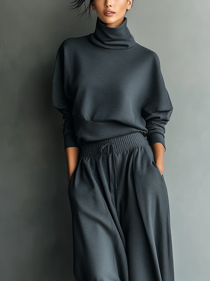 Nadine - Strick Ensemble Weite Hose