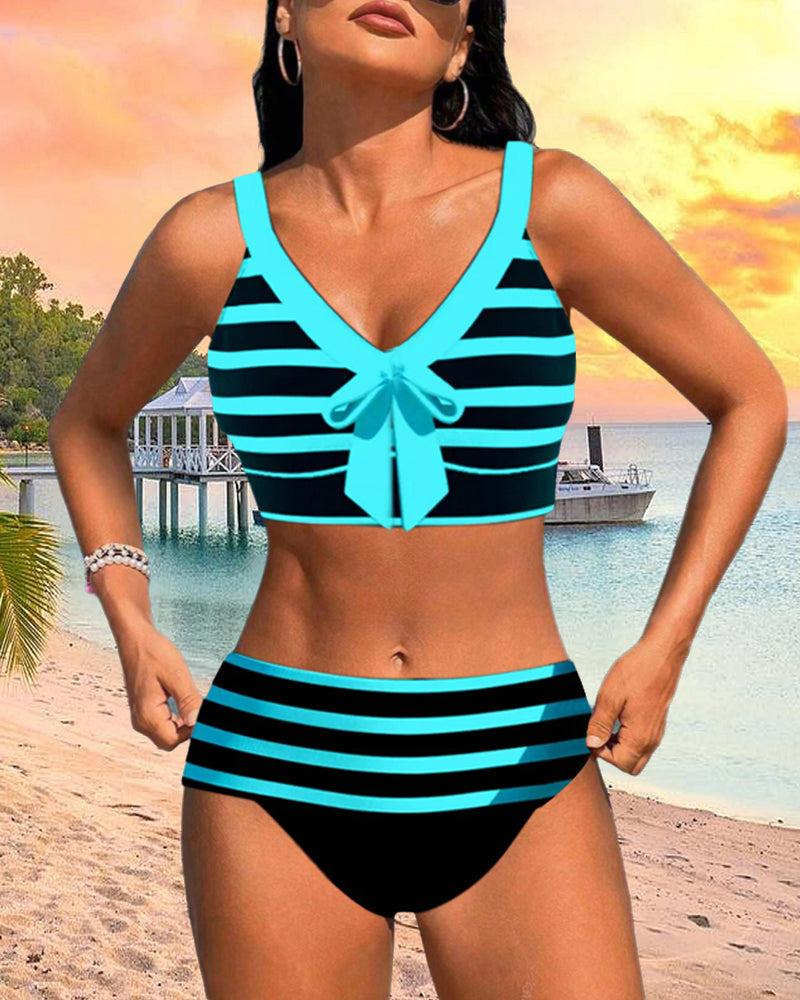 Laluna - Gestreifter Bikini
