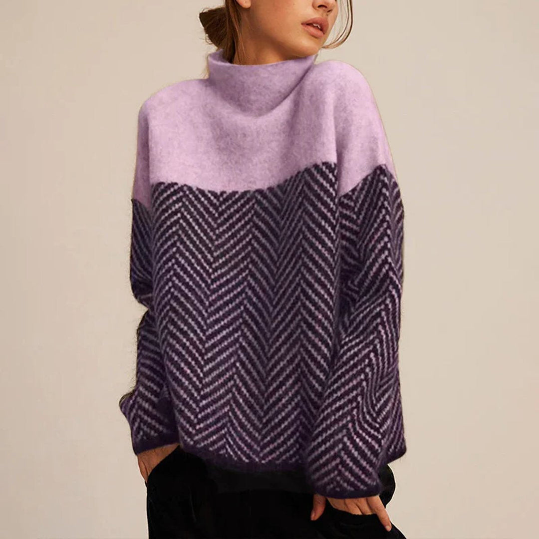 Martha | Bequemer und stilvoller Oversized-Rollkragenpullover