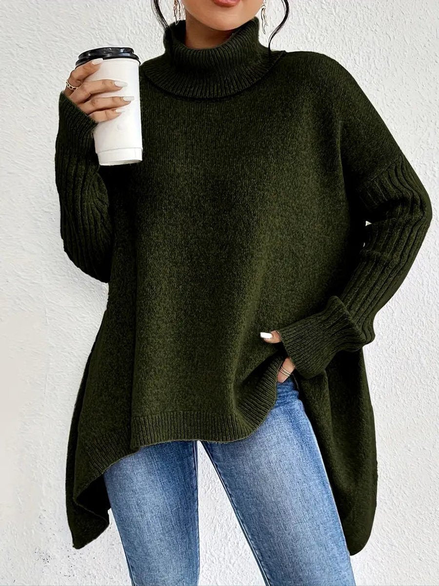 Charley | Moderner und bequemer Oversized-Rollkragenpullover