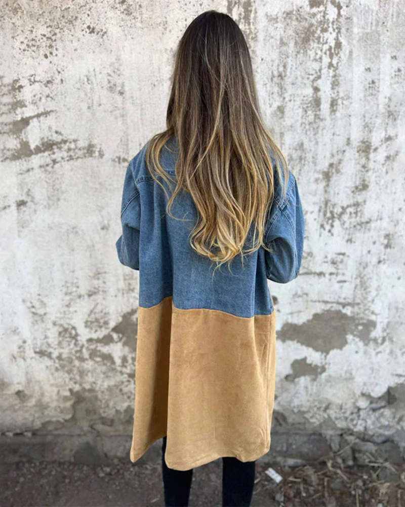 Marites - Denim- und Kamelmantel
