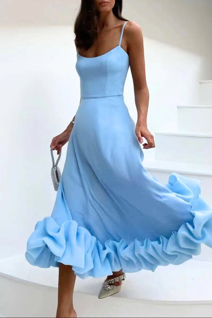 Fenna - Stilvolle Weit Ausgestellte Kleid