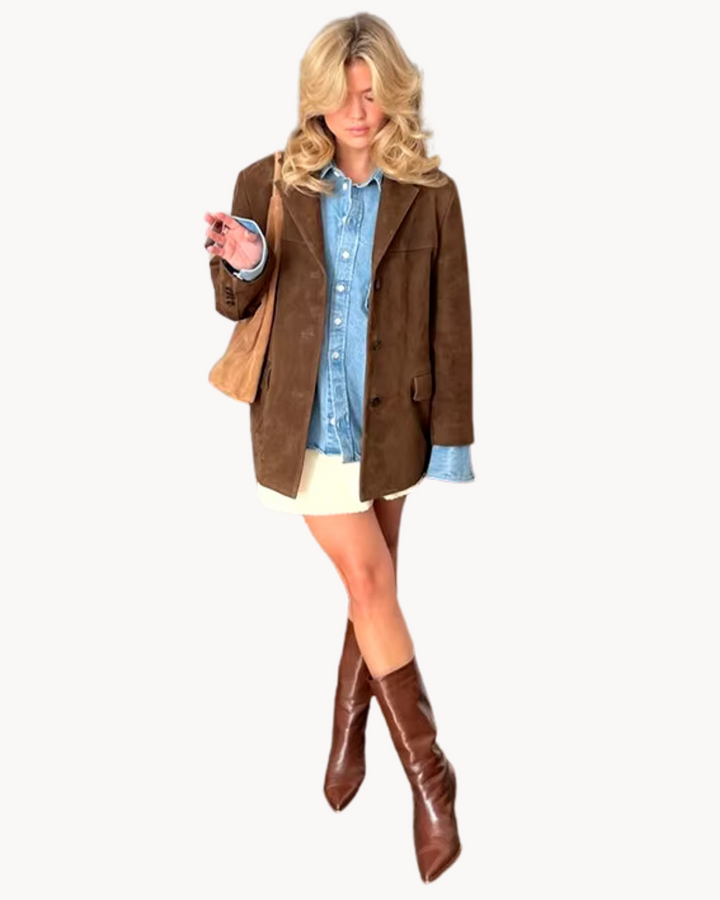 Paola - Wildleder-Blazer