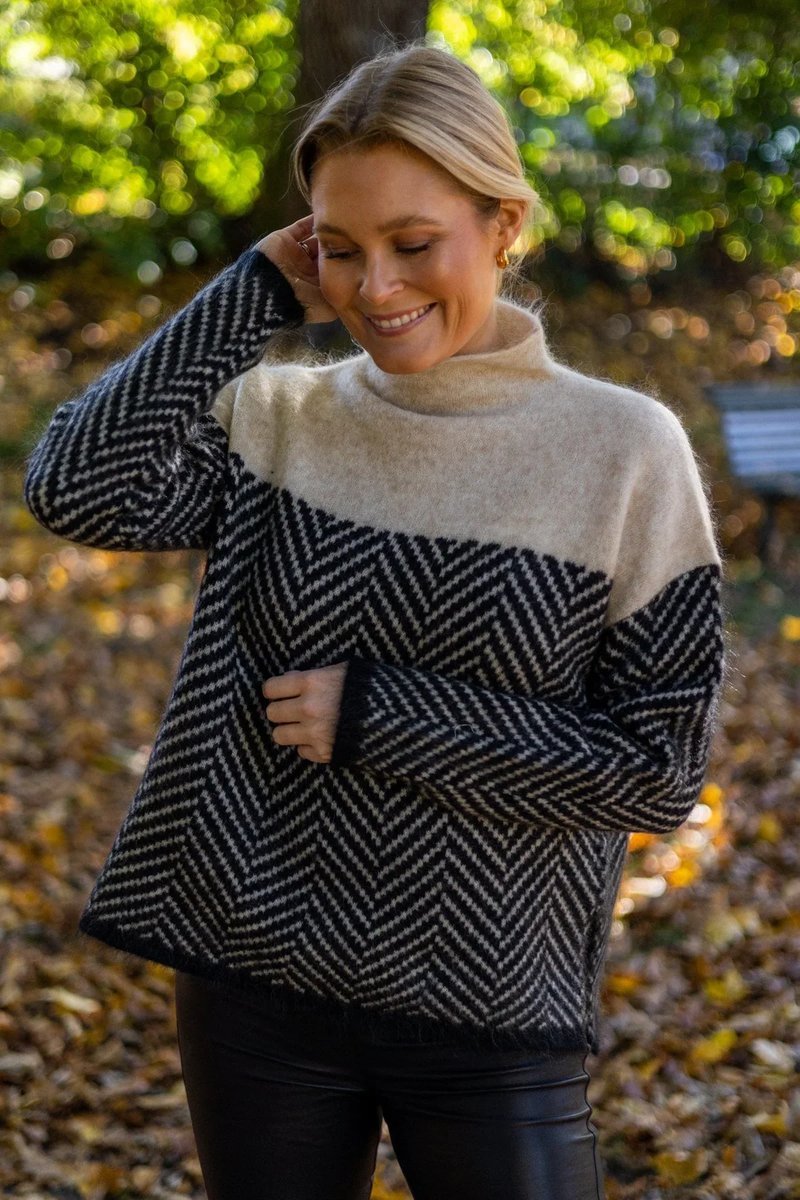 Martha | Bequemer und stilvoller Oversized-Rollkragenpullover