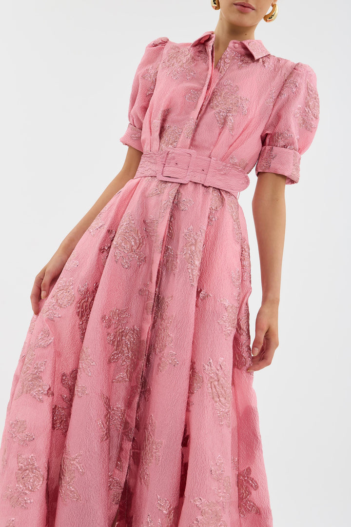 Lotte - Tailliertes Elegantes Blumenkleid